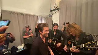 The Killers - Mr. Brightside (backstage at NYC Homecoming)