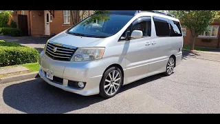 Toyota Alphard Campervan update JDM Modified 3.0 V6 (5 seater and Wide bed Conversion)