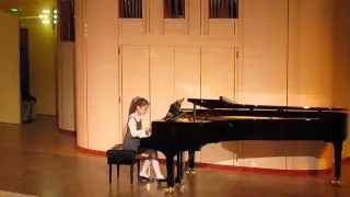 В. А. Моцарт. Соната № 12 F-dur, 1 часть. Играет Бажутина Маргарита, 10 лет
