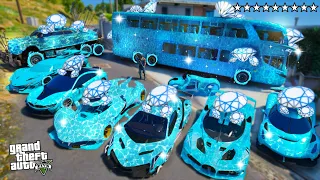 GTA 5 - Stealing DIAMOND SUPER CARS with Franklin! #17 (Real Life Cars )