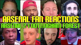 ARSENAL FANS REACTION TO ARSENAL 2-1 NOTTINGHAM FOREST | FANS CHANNEL
