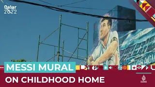 Mural tribute to Messi on star’s childhood home in Argentina | Al Jazeera Newsfeed