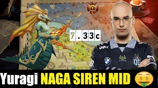 Yuragi playing naga siren mid 7.33c - DOTA 2 HIGH MMR GAMEPLAY #dota2 #dota2highlights