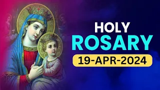 Holy Rosary 🙏🏻 Friday🙏🏻April 19, 2024🙏🏻 Sorrowful Mysteries of the Holy Rosary🙏🏻English Rosary