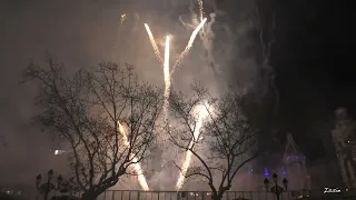 Fallas de Valencia 2024 Nit de l'Alba, Pirotecnia Aitana [4K] vuurwerk