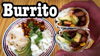 Vegán burrito gluténmentes tortillával otthon, egyszerűen | ZsomBisztró
