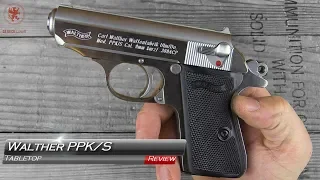 The NEW Walther PPK/S Tabletop Review and Field Strip