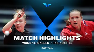 Kallberg Chirstina vs Matelova Hana | WTT Contender Tunis | WS | R16