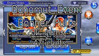 DFFOO GL - Bahamut Event Banner Pulls (20k gems + 47 Tickets)