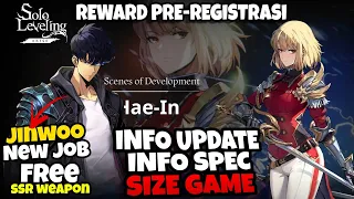 Persiapan Sebelum Rilis - Free SSR Weapon, Info Update, Spec, Size dll Solo Leveling Arise DITUSI