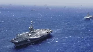 Super Massive Ship Formation – US Navy Exercise RIMPAC