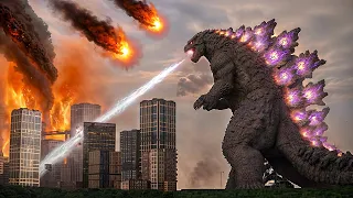 Fight with Pink Attacking Godzilla In New York City & Manture island In Teardown