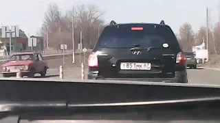 момент тройного ДТП на Рославльском шоссе в Смоленске