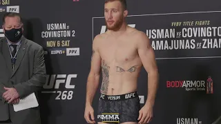 UFC 268 Weigh-Ins: Justin Gaethje, Michael Chandler Make Weight - MMA Fighting