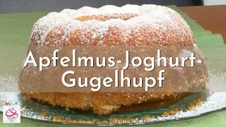 APFELMUS - JOGHURT - GUGELHUPF - Backen nach Oma´s Rezept