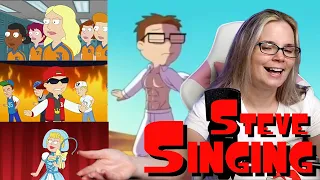 Teach and Coach Reaction to American Dad   Best of Steve's singing Compilation