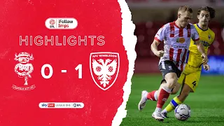 Lincoln City 0 AFC Wimbledon 1 | Sky Bet League One Highlights