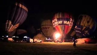 The Bristol International Balloon Fiesta 2010 Night Glow and Fireworks