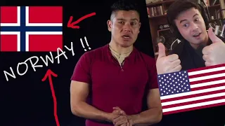 American Reacts Norway | Geography Now!