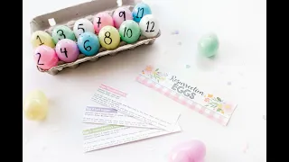 How to Make DIY Easter Resurrection Eggs Activity with Printables | Hadley Designs