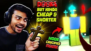 Doors but Kinda Cheap & Shorter (Crucifix Update) - FULL GAMEPLAY [Roblox]