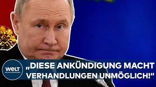 UKRAINE-KRIEG: "Diese Ankündigung macht Verhandlungen mit Russland unmöglich!" I WELT Interview