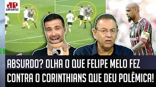 "POR%@! É UMA AGRESSÃO! Essa ATITUDE do Felipe Melo contra o Corinthians..." OLHA o que DEU POLÊMICA