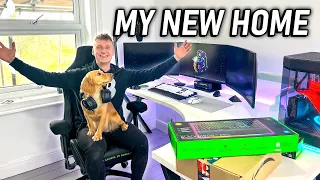 Moving my GAMING SETUP to my NEW HOME - Moving Vlog 2023