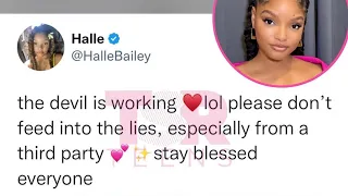 Rubi Rose VIOLATED DDG. Halle Bailey Responds