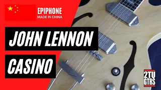 Epiphone Inspired By John Lennon Casino 2009 Natural