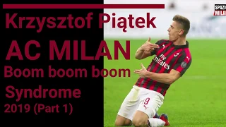 Krzysztof Piątek #Piatek Celebration and Chant - AC Milan Players - 2019