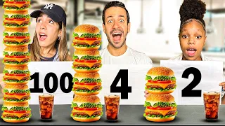 EL MEJOR COMIENDO HAMBURGUESAS GANA $20,000!!