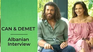 Can Yaman and Demet Ozdemir ❖ Albanian Interview ❖ Erkenci Kus ❖ Closed Captions ❖ 2019