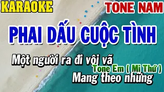 Karaoke Phai Dấu Cuộc Tình Tone Nam Mi Thứ (Em) | Karaoke Beat | 84