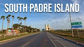 South Padre Island before sunset! Drive with me through a Texas town!