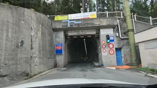 Driving in Switzerland 🇨🇭: Tunnel Munt La Schera - Switzerland to Livigno