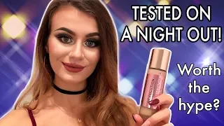 MAKEUP REVOLUTION CONCEAL AND DEFINE FOUNDATION REVIEW! First Impressions + Wear Test on a night out