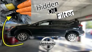 2013-2020 Nissan Rogue | How To Change Engine Oil | Oil Filter |