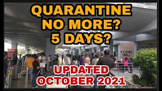 QUARANTINE PROTOCOLS ARRIVING IN THE PHILIPPINES Updated OCTOBER 27, 2021