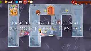 King of Thieves - Saw jump Tutorial ( base 105 )