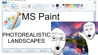 How to Draw Photorealistic Landscapes in MS Paint