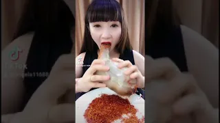 ASMR EATING - Eating show geoduck eating sounds