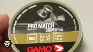 Пули пневматические GAMO Pro Match Competition 4,5 мм 0,49 грамма (Видео-обзор)