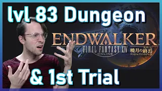 ENDWALKER MSQ REACTION | Level 83 Dungeon, First Trial, & Mare Lamentorum