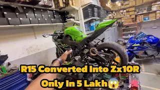 R15 Converted Into Zx10R 😱 Only In 5 Lakhs🫣