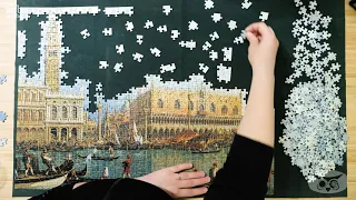 1000 Pieces Puzzle Time Lapse