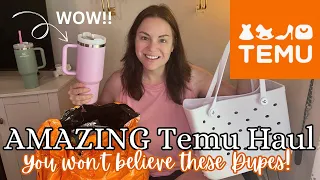 AMAZING TEMU HAUL | You won’t believe these DUPES!! NOT SPONSORED