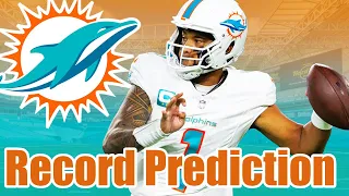 Miami Dolphins 2024 Record Prediction!