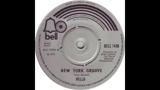 UK New Entry 1975 (258) Hello - New York Groove