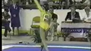 Natalia Laschenova - 1988 USA vs USSR - Floor Exercise